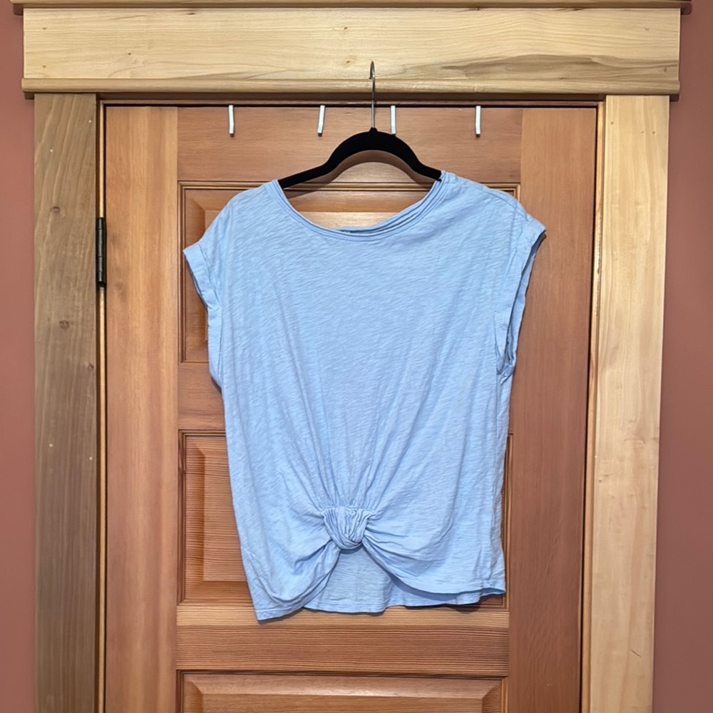 Sky Blue Women's Muscle Tee
